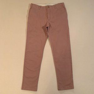 UO Urban Outfitters Easton Skinny Chino Pants Dusty Pink
